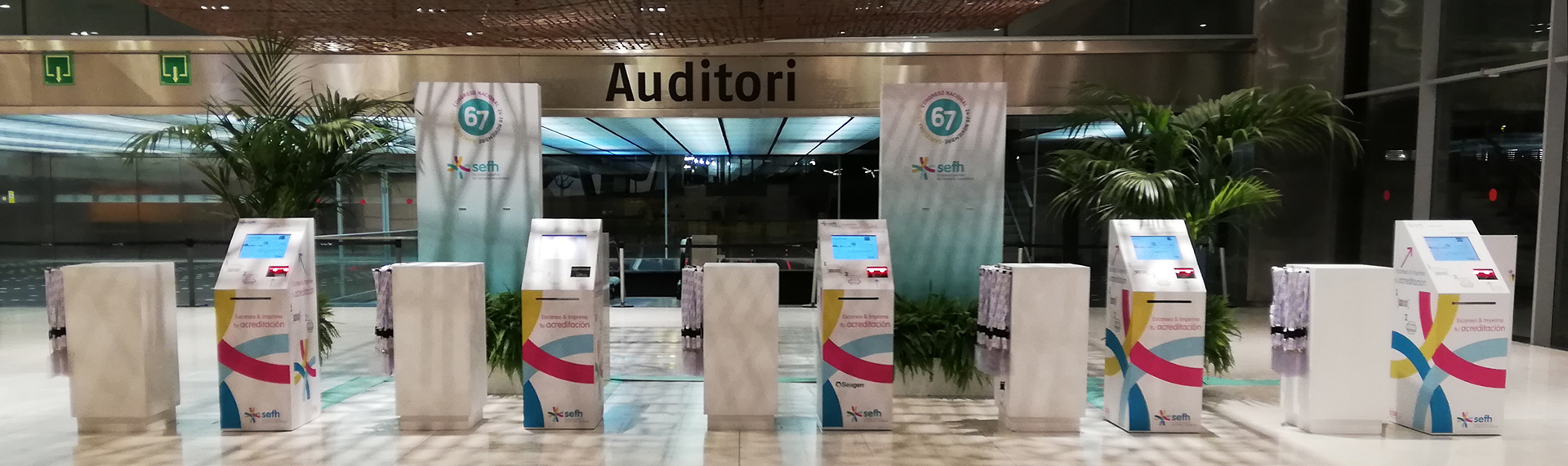 esmconsulting-eventos-kioscos-esm-CCIB-barcelona Kioscos de autoacreditación Barcelona 2022